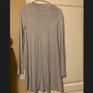 Mock Neck Gray Tunic-size Small